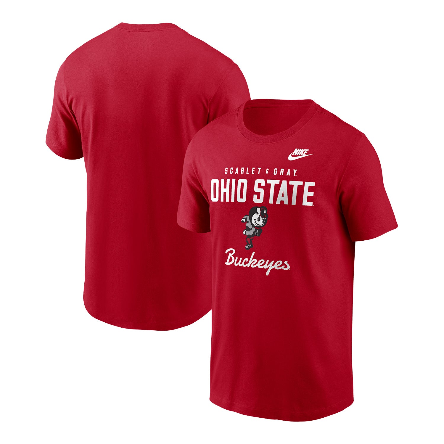 Ohio State Buckeyes Nike Legacy Heritage Brutus T-Shirt - FUll View
