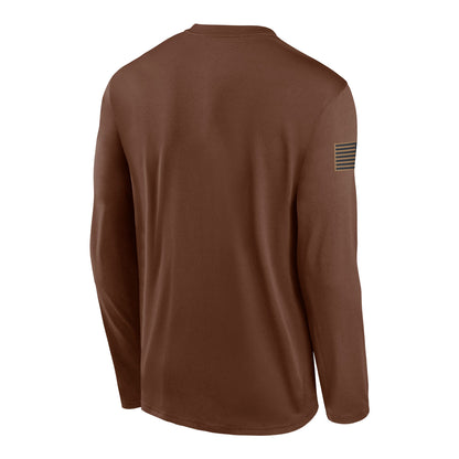 Ohio State Buckeyes Nike OHD Shield Dri-FIT L/S T-Shirt - BAck view