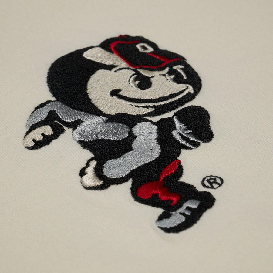 Ohio State Buckeyes M&N Heritage Oversized T-Shirt - Brutus Front Close