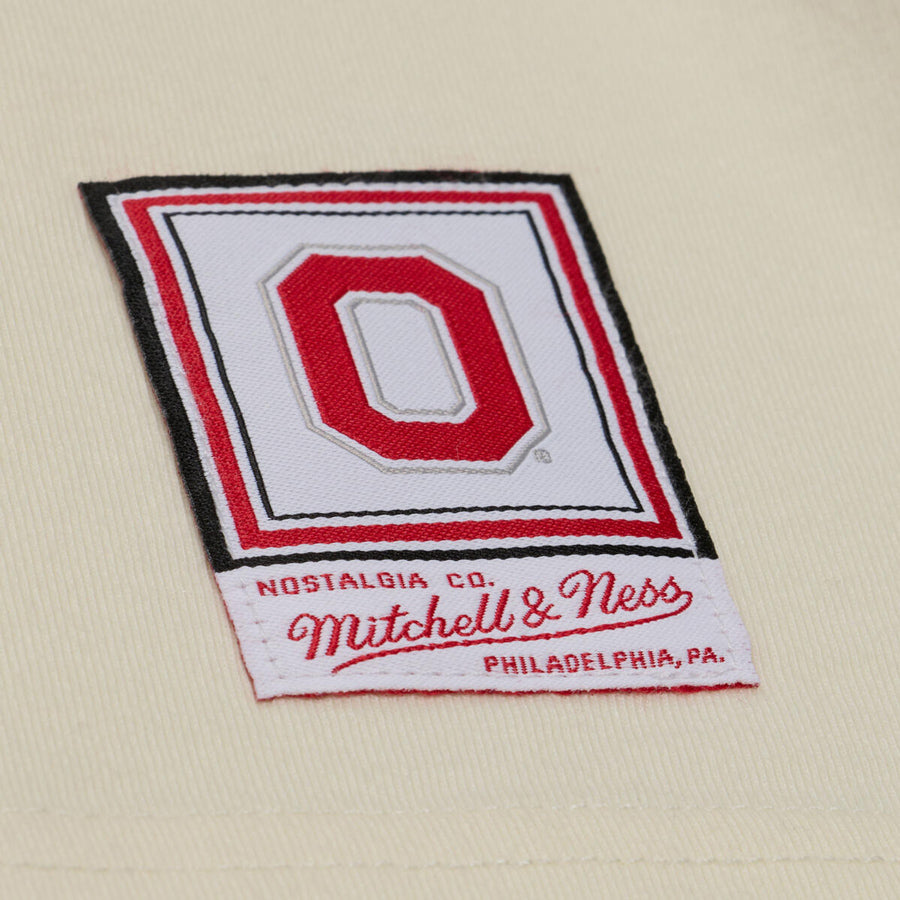 Ohio State Buckeyes M&N Heritage Oversized T-Shirt - Block O Close