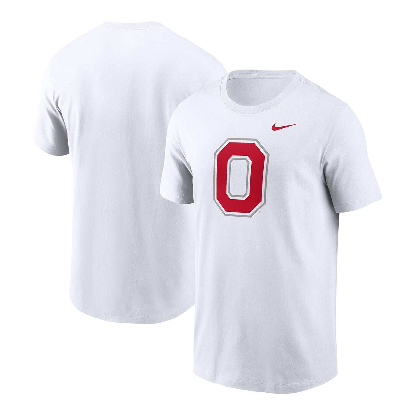 Ohio State Buckeyes Nike Block O T-Shirt - Front and Back View
