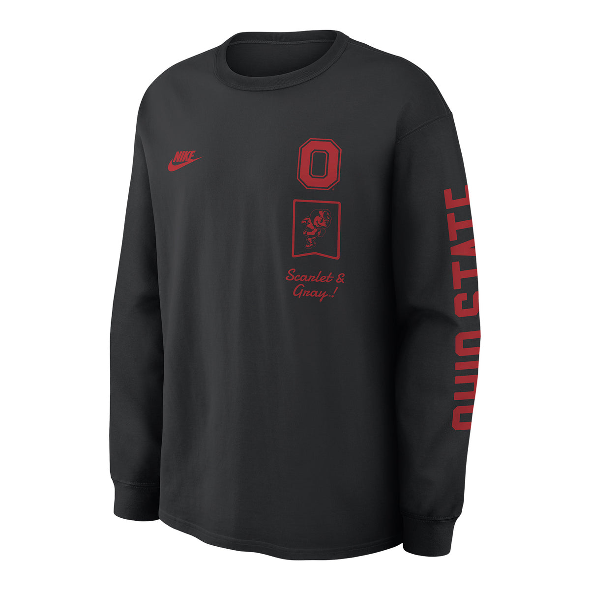Ohio State Buckeyes Nike Multi-Logo Long Sleeve