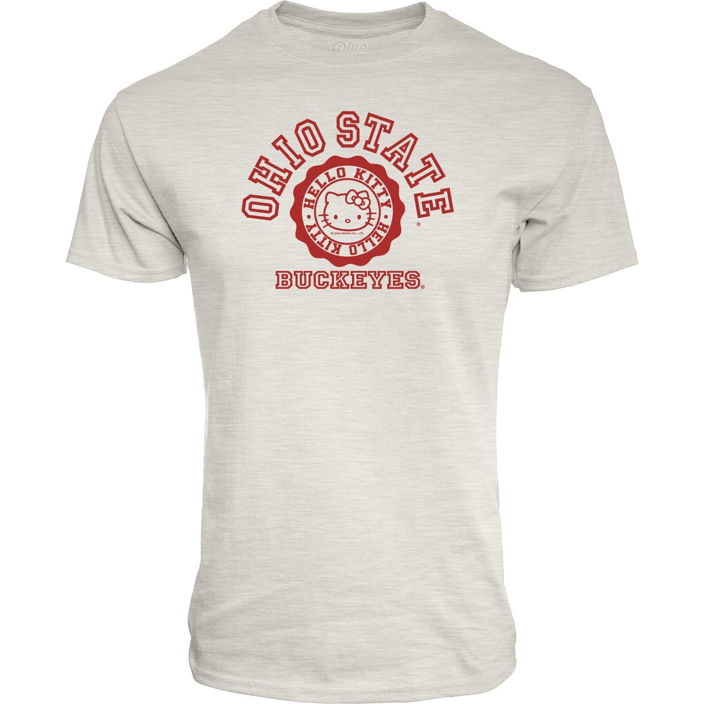 Ohio State Buckeyes x Hello Kitty Crest T-Shirt - Front View