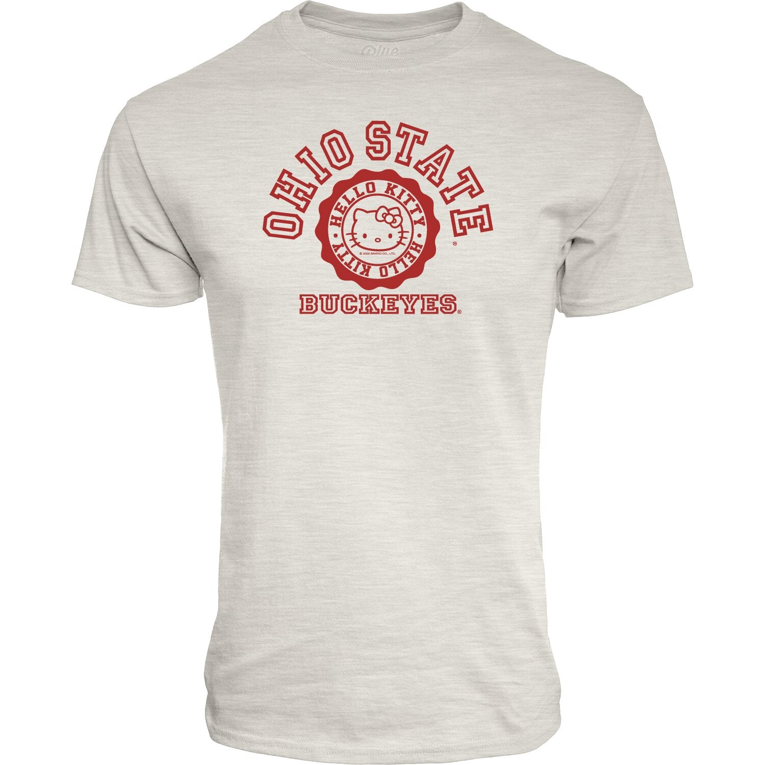 Ohio State Buckeyes x Hello Kitty Crest T-Shirt - Front View