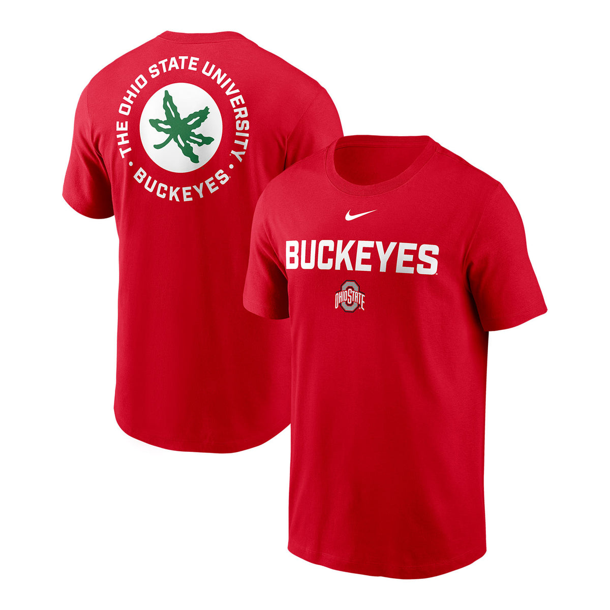 Ohio State Buckeyes Nike Buckeye Leaf T-Shirt - Full View