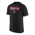 Ohio State Buckeyes Nike Core Ice Hockey Black T-Shirt - Front View
