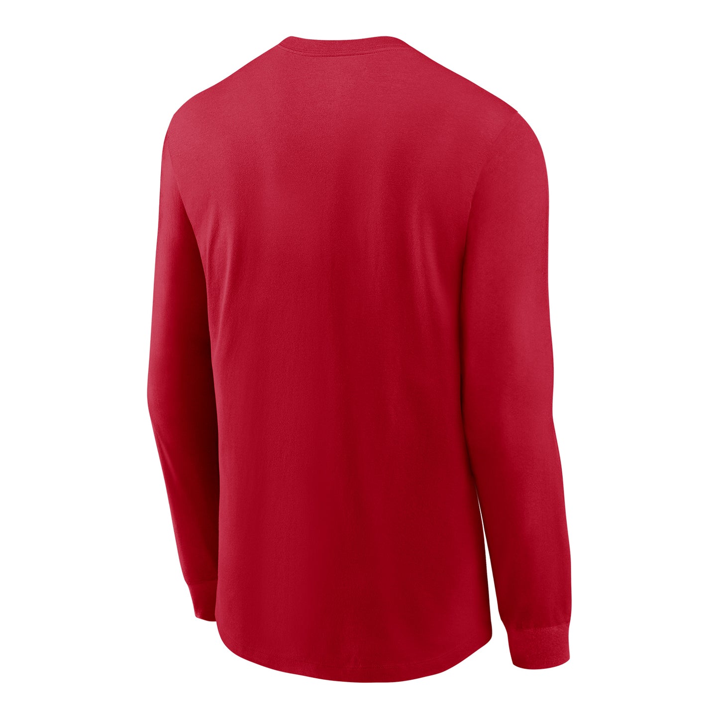 Ohio State Buckeyes Nike Soccer Scarlet Long Sleeve T-Shirt - Back View