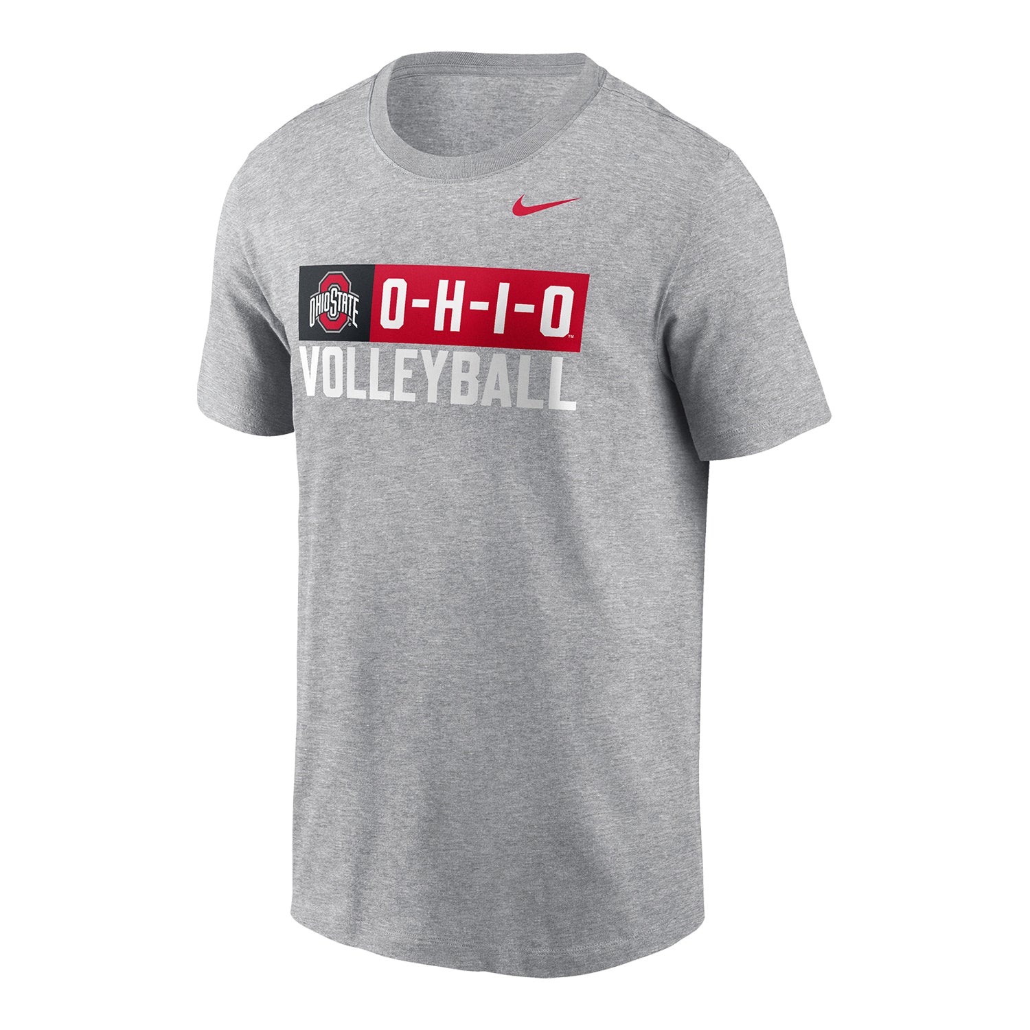 Ohio State Buckeyes Nike Volleyball Gray T-Shirt - Front View