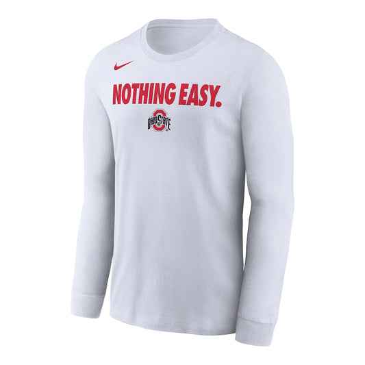 Ohio State Buckeyes Nike Nothing Easy Bench T-Shirt - Front View