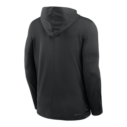 Ohio State Buckeyes Nike Baseball Hooded Longsleeve - Back