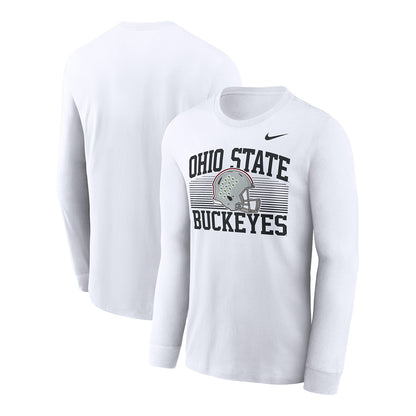 Ohio State Buckeyes Nike Helmet Long Sleeve T-Shirt - Full View