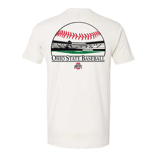 Ohio State Buckeyes Bill Davis Heritage Baseball T-Shirt - Back