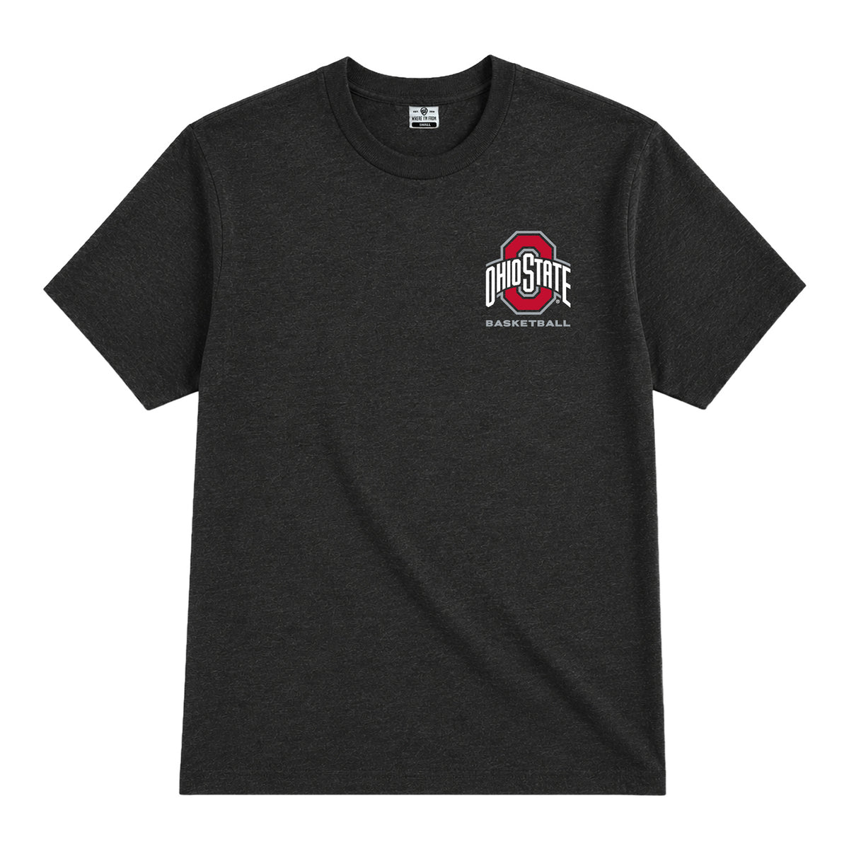 Ohio State Buckeyes WIF Basketball Court Outline T-Shirt