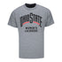 Ohio State Buckeyes Women's Lacrosse Gray T-Shirt - Front View