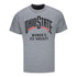 Ohio State Buckeyes Women's Ice Hockey Gray T-Shirt - Front View