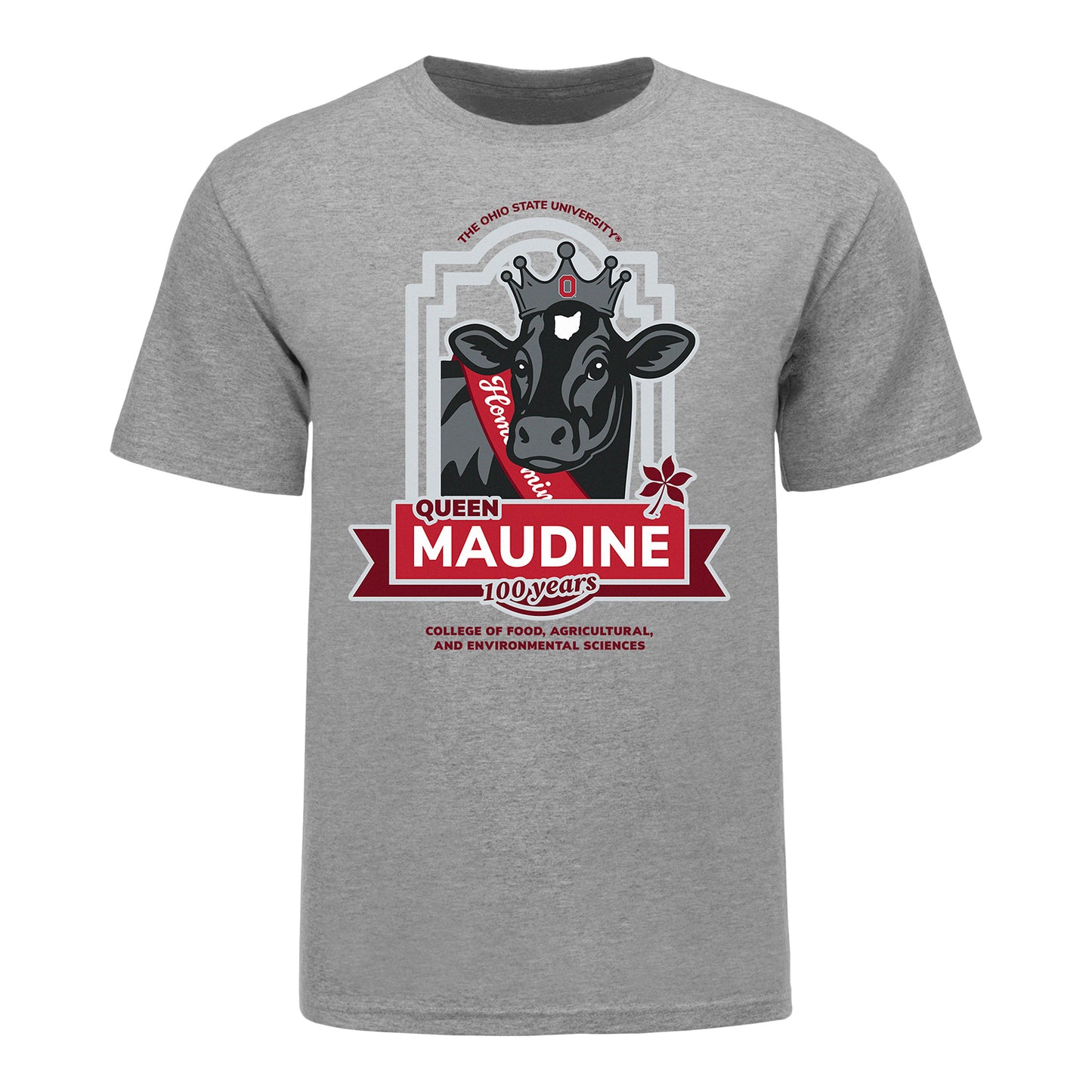 Ohio State Buckeyes Queen Maudine Homecoming T-Shirt - Front