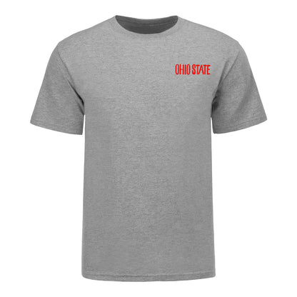 Ohio State Buckeyes vs Northwestern 2026 Program T-Shirt - Front View