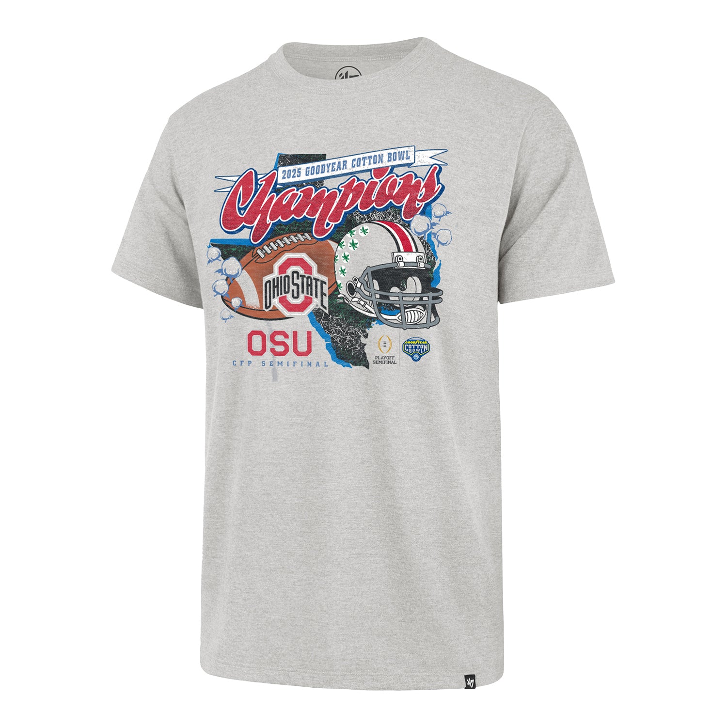 Ohio State Cotton Bowl Champions T-Shirt - Front View