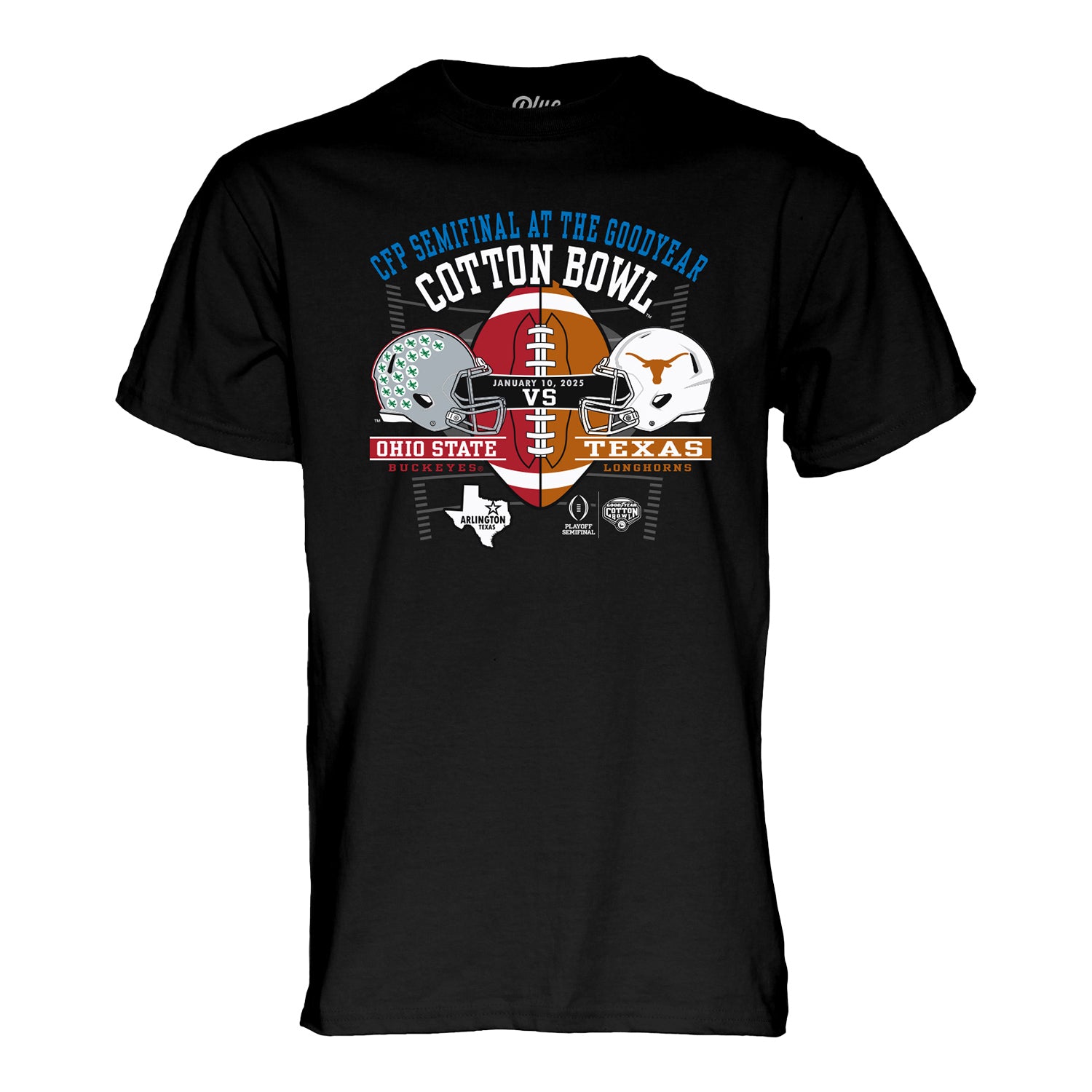 Ohio State Buckeyes Cotton Bowl Match Up T-Shirt