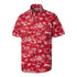 Ohio State Buckeyes Performance Tropical Scarlet Woven - In Scarlet - Front View