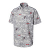 Ohio State Buckeyes Performance Tropical Gray Woven - In Gray - Front View
