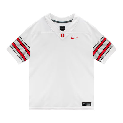 Men's Ohio State Buckeyes Personalized Nike White Game Jersey