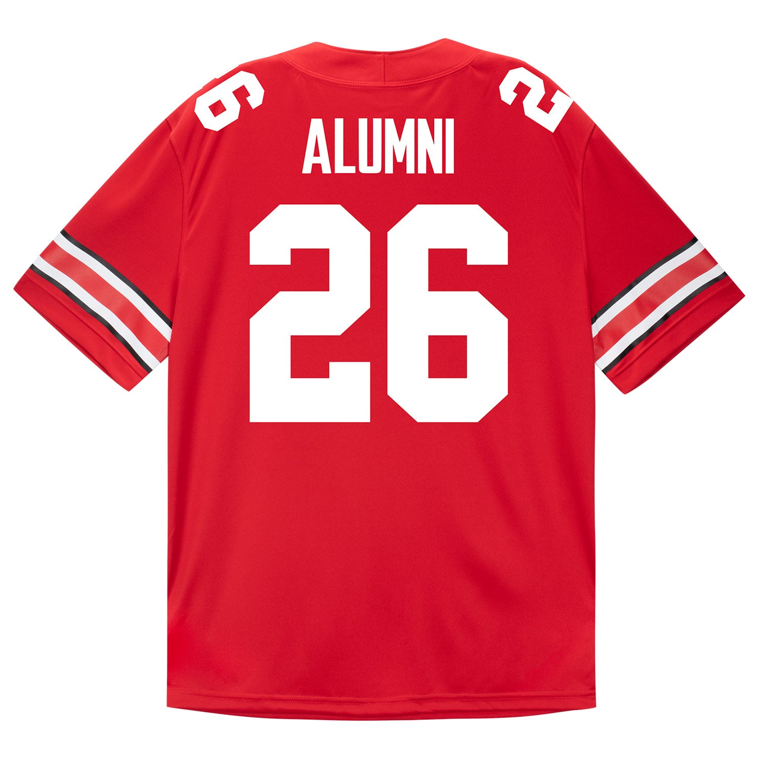 Ohio State Buckeyes Alumni #26 Scarlet Football Jersey - Back View