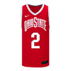 Ohio State Buckeyes Nike Women's Basketball Student Athlete #2 Taylor Thierry Scarlet Jersey - Front View