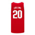 Ohio State Buckeyes Nike Women's Basketball Student Athlete #20 Diana Collins Scarlet Jersey - Back View