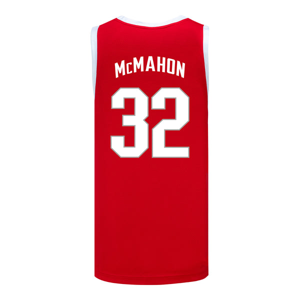 Ohio State Buckeyes Nike Women's Basketball Student Athlete #32 Cotie McMahon Scarlet Jersey - Back View