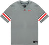 Men's Ohio State Buckeyes Personalized Nike Gray Game Jersey