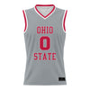Ohio State Buckeyes ProSphere Replica Basketball Jersey In Gray - Front View