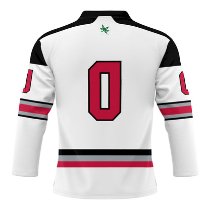 Ohio State Buckeyes ProSphere Replica Hockey Jersey - Back View