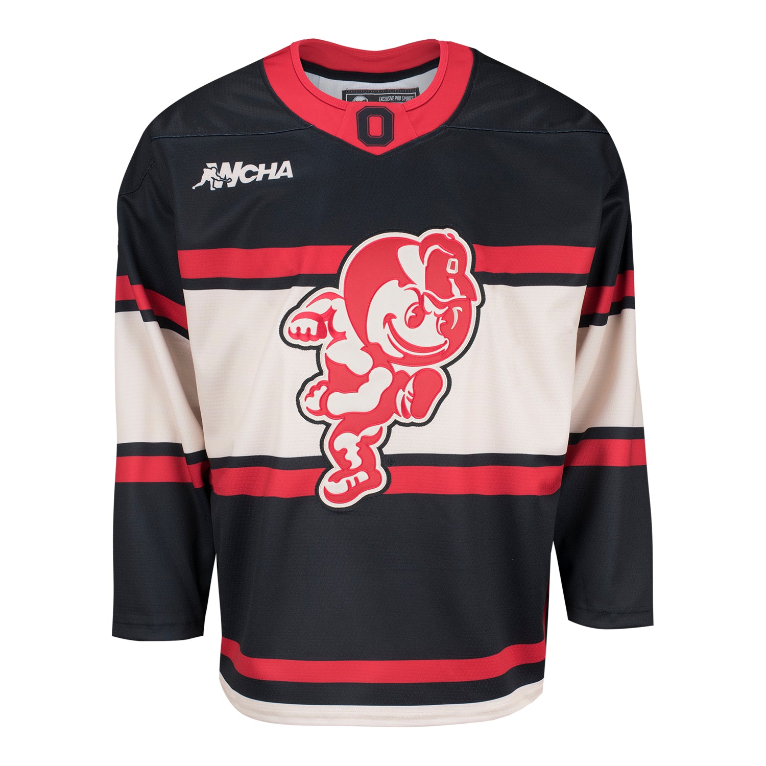 Ohio State Buckeyes Women's Hockey "Frozen Confines" Outdoor 2024-2025 Jersey - Front View