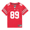 Ohio State Buckeyes Nike #89 Will Kacmarek Student Athlete Scarlet Football Jersey - Front View