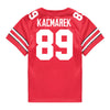 Ohio State Buckeyes Nike #89 Will Kacmarek Student Athlete Scarlet Football Jersey - Back View