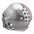 Ohio State Buckeyes Riddell Speed Authentic Helmet - In Gray - Back Angled Left View