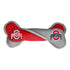 Ohio State Buckeyes Pet Tug Bone - In Scarlet And Gray - Front View