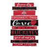 Ohio State Buckeyes 11" X 17" Est. Love #1 Fan Sign