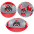 Ohio State Buckeyes 3-Pack Soft Touch Balls - In Scarlet - Multiple Front View
