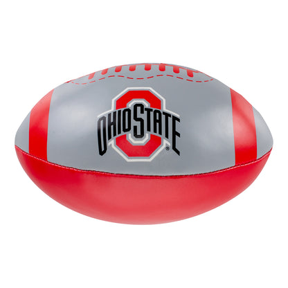 Ohio State Buckeyes 3-Pack Soft Touch Balls - In Scarlet - Front View