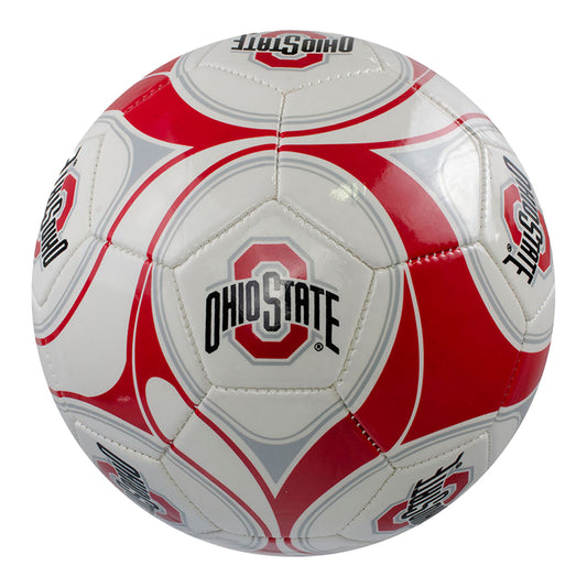 Ohio State Buckeyes Full Size Soccer Ball - In Scarlet - Main View