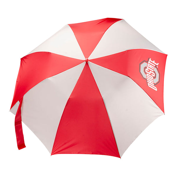 ohio state umbrella stroller Ohio State Buckeyes 48" Folding Umbrella – Shop OSU Buckeyes