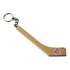 Ohio State Buckeyes 4" Wood Hockey Stick Keychain - In Brown - Main View