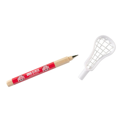 Ohio State Buckeyes Lacrosse Pen - In Scarlet - Alternate Main View