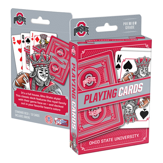 Ohio State Buckeyes Playing Cards - Front View