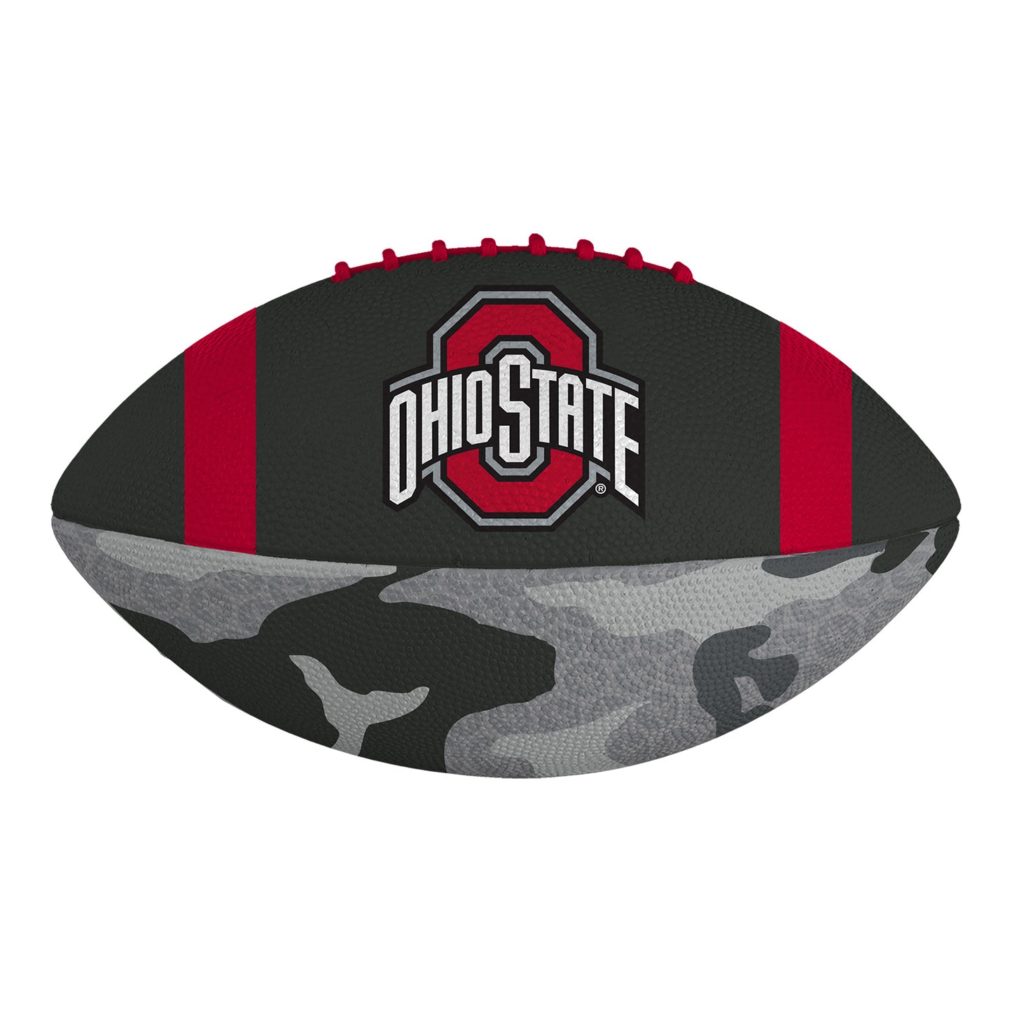 Ohio State Buckeyes Junior Rubber Basketball - In Gray - Main View