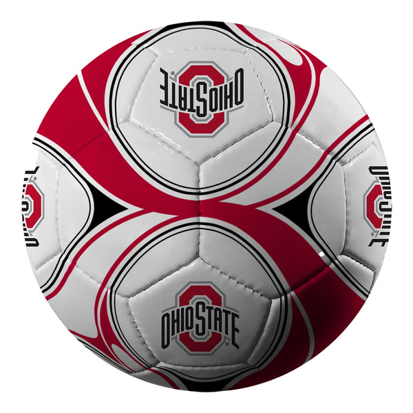 Ohio State Buckeyes Mini Soccer Ball - In White - Main View