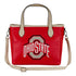 Ohio State Buckeyes Victory Scarlet and Cream Purse - Front View