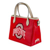 Ohio State Buckeyes Victory Scarlet and Cream Purse - Angled View